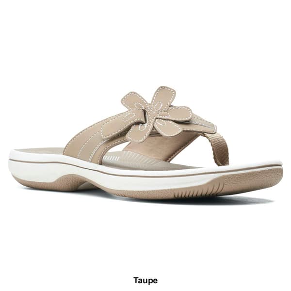Womens Clarks® Cloudsteppers™ Brinkley Flora Flip Flops