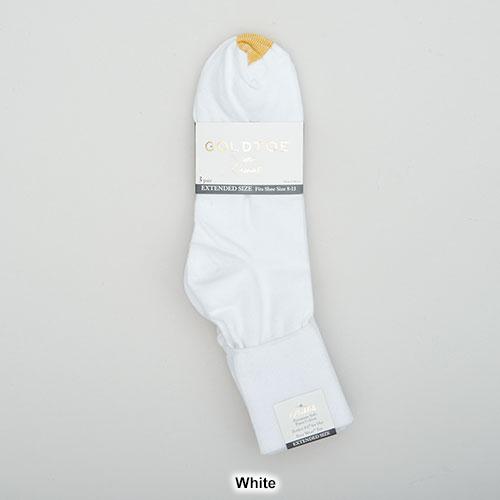 Womens Gold Toe® 3pk. Extended Turn-Cuff Quarter Socks