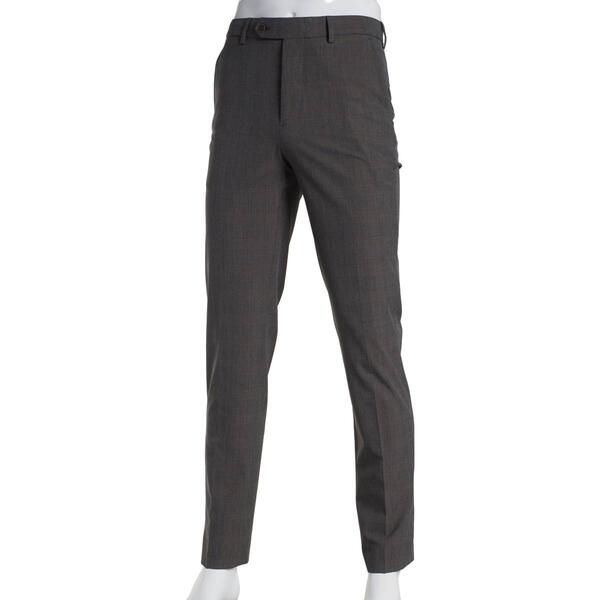Mens Vince Camuto Grey Plaid Dress Pants - image 