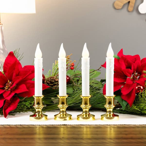 Northlight Seasonal LED Window Christmas Candle - Set of 4