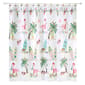 Avanti Flamingo Jingle Shower Curtain - image 1