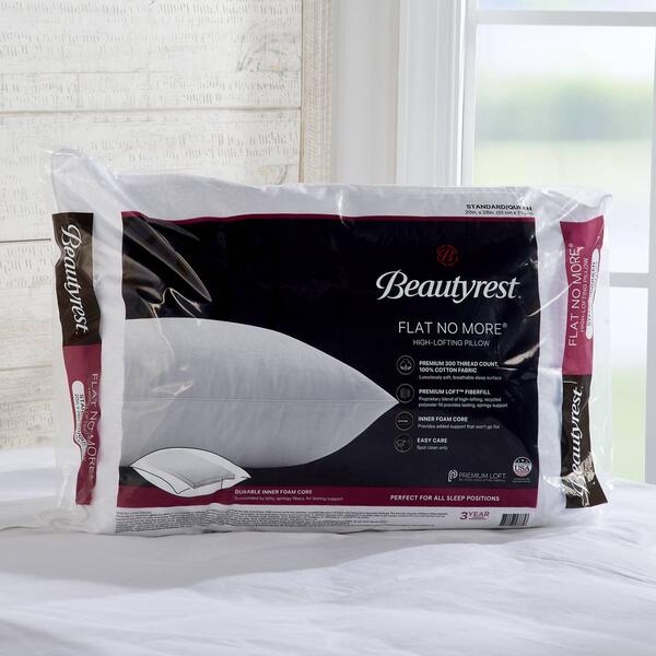 Beautyrest(R) Won&#39;t Go Flat Bed Pillow - image 