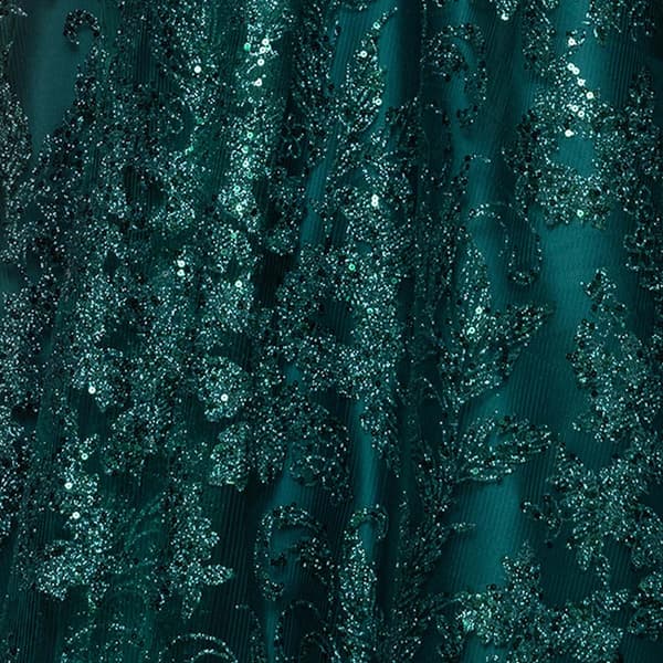 Juniors Blondie Nites Glitter Corset A-Line Dress with Pockets