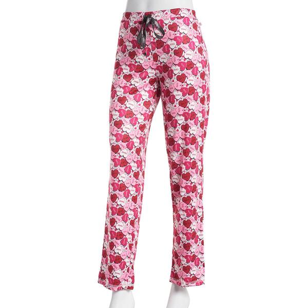 Juniors Rampage Candy Hearts Pajama Pants - image 
