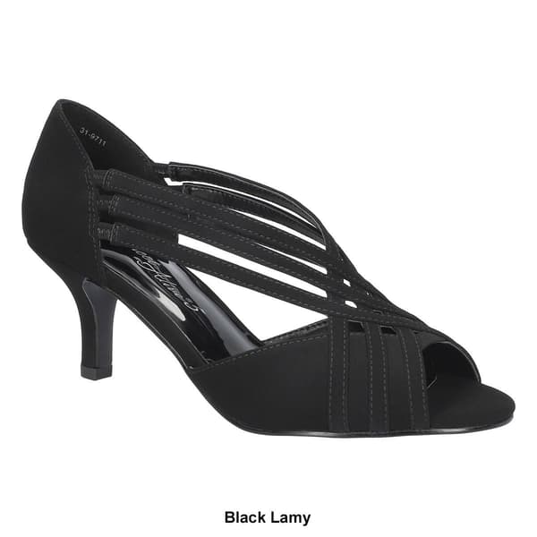 Womens Easy Street Oceana Peep Toe Pumps