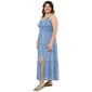 Juniors Plus No Comment Crochet Maxi Dress - image 5