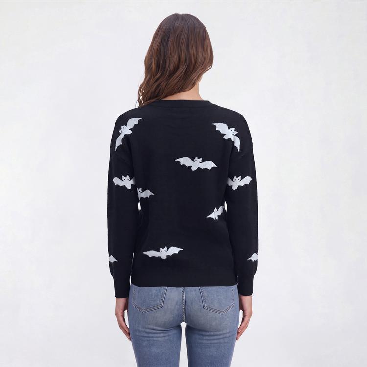 Petite Rio & Rian Long Sleeve Bat Pullover Sweater