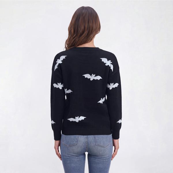 Petite Rio & Rian Long Sleeve Bat Pullover Sweater