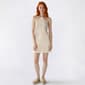 Juniors Madden Girl Crochet Beaded Halter Neck Skater Dress - image 1