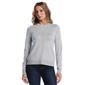 Petite Rafaella® Long Sleeve Solid Studded Crew Neck Sweater - image 2