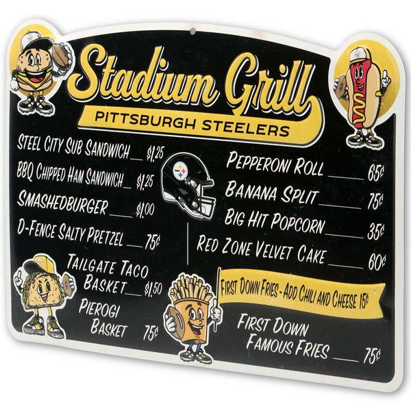 Open Road Steelers Stadium Grill Wall Decor