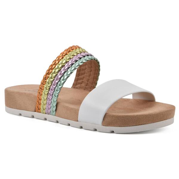 Womens Cliffs by White Mountain Tactful Slide Sandals - image 