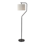 Simplee Adesso Evan Floor Lamp with Off-White Shade - image 1