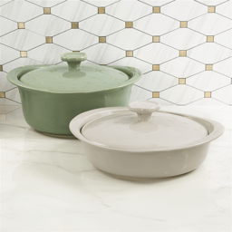 BergHOFF Balance 4pc. Stone Casserole Set With Stone Cover