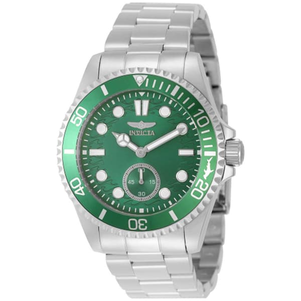 Mens Invicta Pro Diver Green Dial Quartz Watch - 49423 - image 