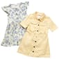 Girls (4-6x) Little Lass® 2pk. Twill Bow & Floral Ribbed Dresses - image 2