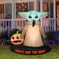 National Tree 78in. Inflatable Halloween Mandalorian - image 2