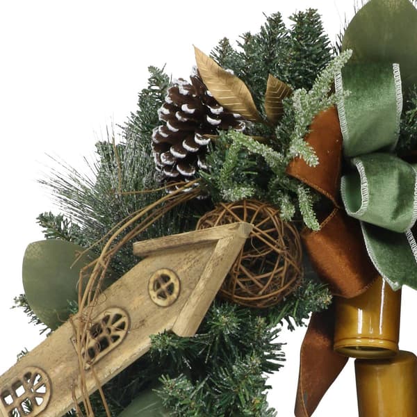 Puleo International 24in. Decorated Artificial Wreath