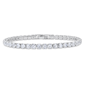 Saffron 5.6ctw. Moissanite Tennis Bracelet - image 5