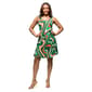 Womens 24/7 Comfort Apparel Green Knee Length Tank Swing Dress - image 1