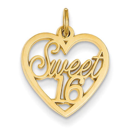 Gold Classics&#40;tm&#41; 14kt. Yellow Gold Sweet 16 Charm - image 