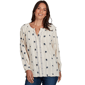 Womens Ruby Rd. English Countryside Button Front Floral Blouse - image 1
