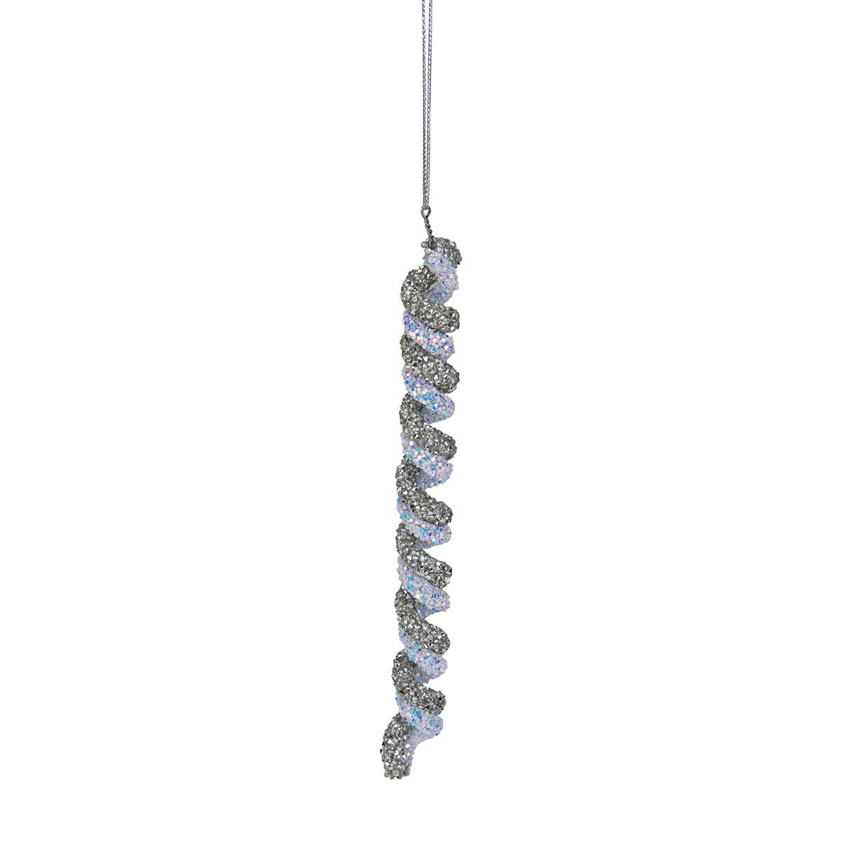 Northlight Seasonal Spiral Twisted Icicle Christmas Ornament