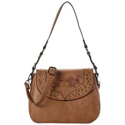 Sam & Hadley Vintage Embroidered Flap Crossbody