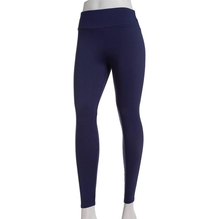 Juniors Eye Candy Brush Back Solid High Waist Leggings