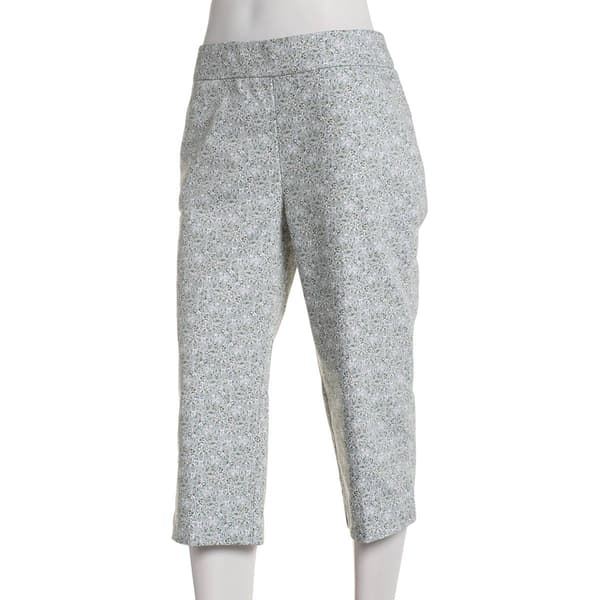 Womens Napa Valley Super Stretch Snap Hem Capris