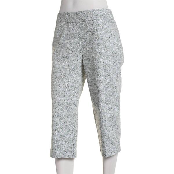 Womens Napa Valley Super Stretch Snap Hem Capris - image 