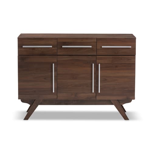 Baxton Studio Ashfield 3-Drawer Sideboard