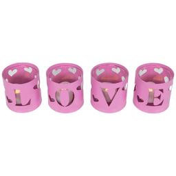 Northlight Seasonal Valentine''s Day Candle Holders - Set of 4