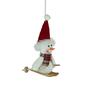 Northlight Seasonal 9.5in. Skiing Snowman Christmas Ornament - image 1