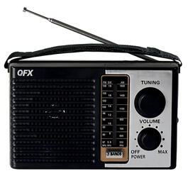 QFX AM/FM/SW Retro Radio