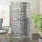9th & Pike® Rustic White Wood Room Divider Screen - image 2