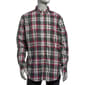 Mens Big & Tall Chaps Stretch Plaid Button Down Shirt - Vanilla - image 2