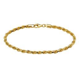 Gold Classics(tm) Gold over Sterling Silver Rope Bracelet