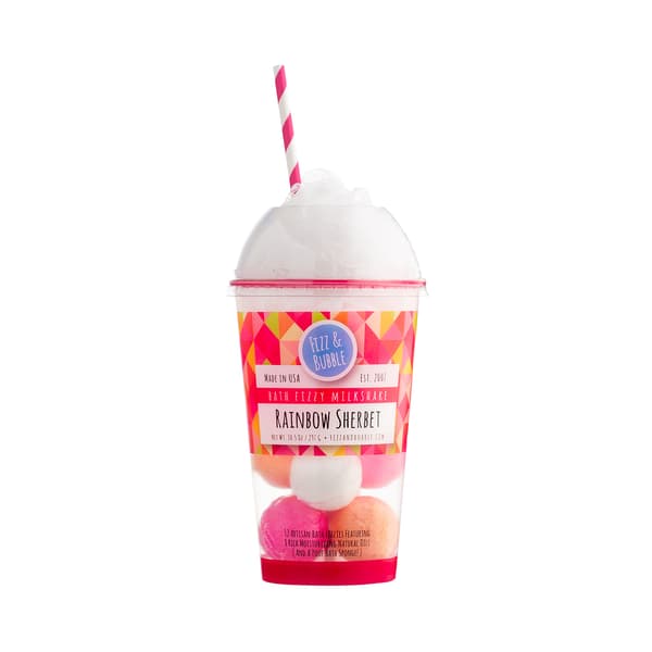 Fizz & Bubble Rainbow Sherbert Bath Fizzy Milkshake - image 