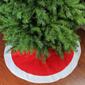 Northlight Seasonal 48in. Traditional Red Tree Skirt - image 2