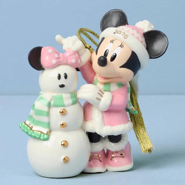 Lenox(R) 2026 Minnies Matching Snowman Ornament - image 