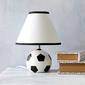 Simple Designs SportsLite 11.5in. Soccer Ball Base Ceramic Lamp - image 2
