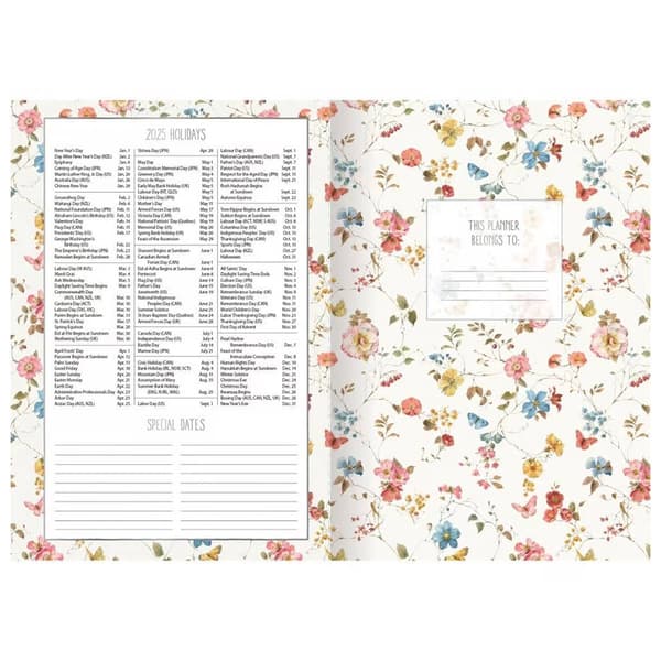 Lang&#174; Watercolor Seasons Monthly Pocket Planner