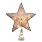 Kurt Adler UL 10-Light 8.5in. Gold Reflector Star Treetop - image 1