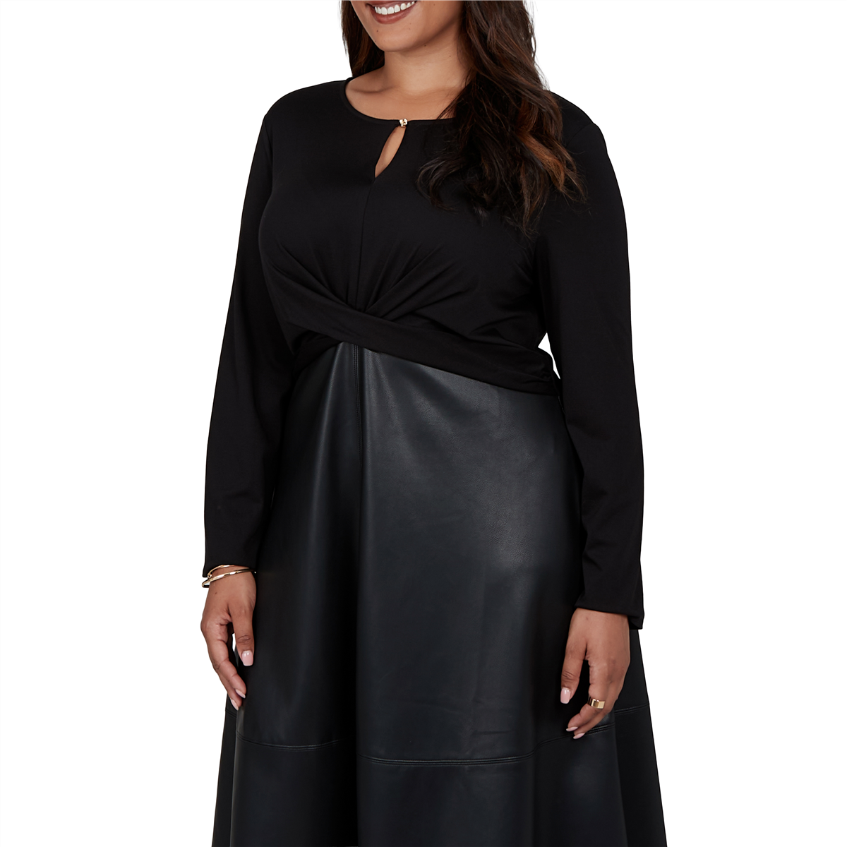 Plus Size Ruby Rd. Mysterious Romance Fit & Flare Dress