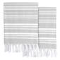 Linum Home Textiles Ephesus Stripy Pestemal Beach Towel -Set of 2 - image 1