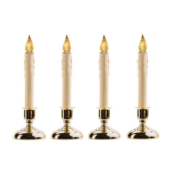IMC Cape Cod 4pc. LED Battery Window Candle w/ Timer Set - image 