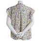 Plus Size Preswick & Moore Ditsy Floral Ruffle Sleeve Blouse - image 2
