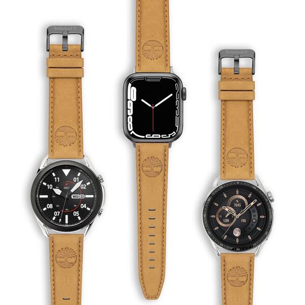 Unisex Timberland Leather 22mm Smart Watchband for Apple Watch&#174;