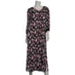 Womens Rene Rofe 3/4 Sleeve Floral Ribbon Trim V-Neck Nightgown - image 1